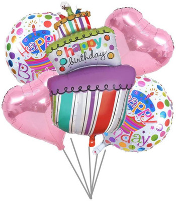 

TOYXE Printed 4002 Balloon(Multicolor, Pack of 5)