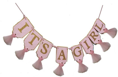 

Shop Online Baby Shower-Its A girl Banner(Pink) Banner(25 ft, Pack of 1)