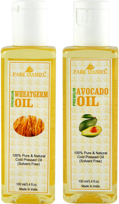 

Park Daniel Pure Cold Pressed Avocado oil and Wheatgerm oil Combo pack of 2 bottles of 100 ml(200 ml)(200 ml)