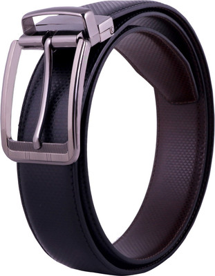 

SD PREMIUM Men Formal Black Artificial Leather Reversible Belt, Black cum brown