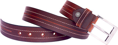 

Lovekushcart Men Formal Brown Genuine Leather Reversible Belt