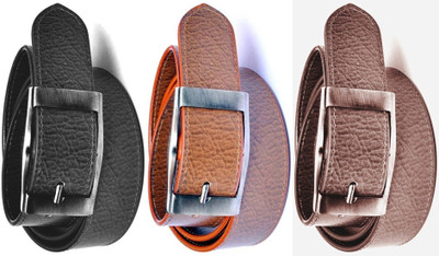 

LAER Men Formal Multicolor Synthetic Belt, Multicolour