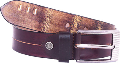 

Dreamship Men Casual, Party, Formal, Evening Multicolor Synthetic Belt, Brown multi