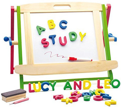 

Baybee Premium Wooden Multipurpose Double Sided Educational Learning Board cum Magnetic/Writing Board Toyset Board Game