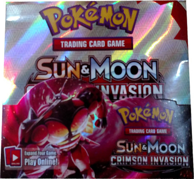 

AncientKart Pokemon Sun & Moon Crimson Invasion Shinning Booster Box(Multicolor)