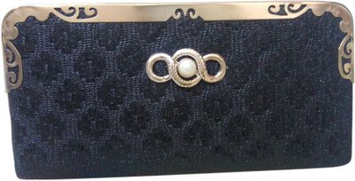 

Haryana Craft Casual Black Clutch