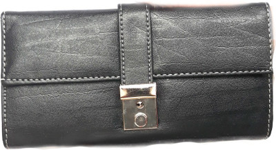 

Nawab's Casual Black Clutch