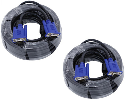 

FKU High Quality Full Copper 50mtr 15pin Male To Male VGA Cable(Black)