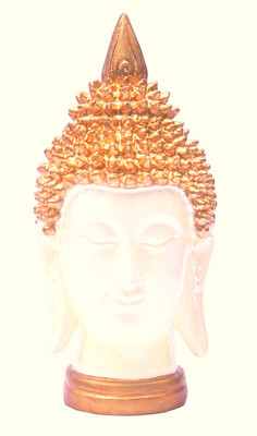 

Luxe Mart Gold, Cream White Religious Idols - 19 g