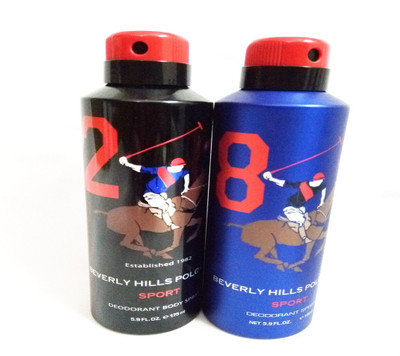 

Beverly Hills Polo Club 2 AND 8 Deodorant Spray - For Men(350 ml, Pack of 2)