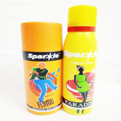 

Sparkle FLAME AND PARADISE Deodorant Spray - For Men & Women(300 ml, Pack of 2)