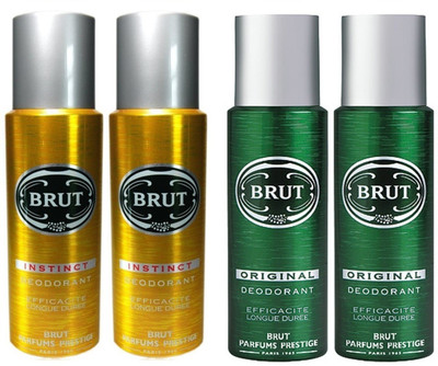 

Brut ETD YELLOW Body Spray - For Men(800 ml, Pack of 4)