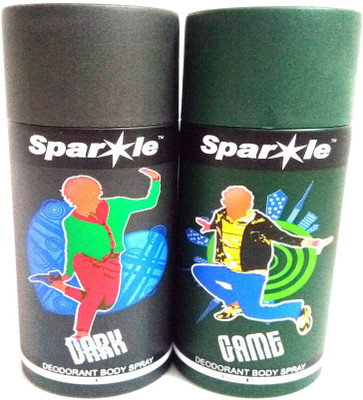 

Sparkle DARK AND GAME Deodorant Spray - For Men(300 ml, Pack of 2)