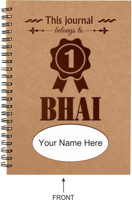 

Giftsmate A5 Diary(handmade diary, Brown)