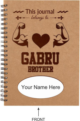 

Giftsmate A5 Diary(handmade diary, Brown)