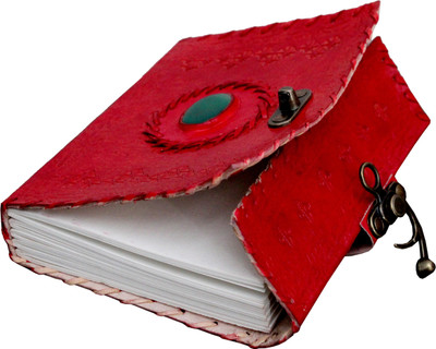 

Craft Shop A5 Diary(Handcrafted 100% Pure Leather, Red)