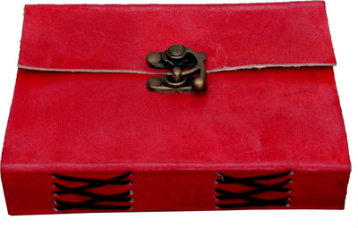 

Ehandcrafts A4 Diary(Handcrafted gift set, Red)