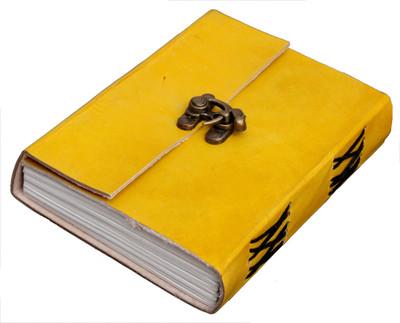 

Craft Guru A6 Diary(Handcrafted 100% Pure Leather, Yellow)
