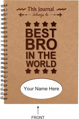 

Giftsmate A5 Diary(handmade diary, Brown)