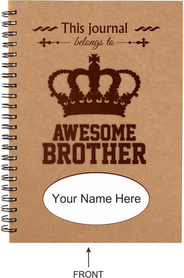 

Giftsmate A5 Diary(handmade diary, Brown)