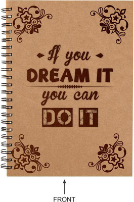 Giftsmate A5 Diary(handmade diary, Brown)