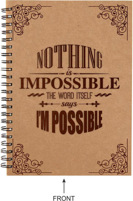 

Giftsmate A5 Diary(handmade diary, Brown)