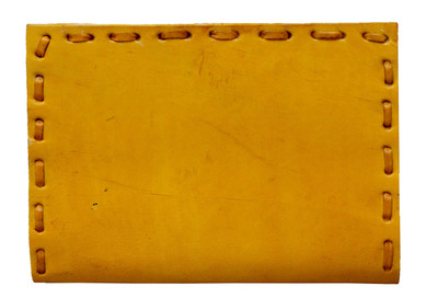 

echoindia A6 Diary(Handicrafts leather diary, Yellow)