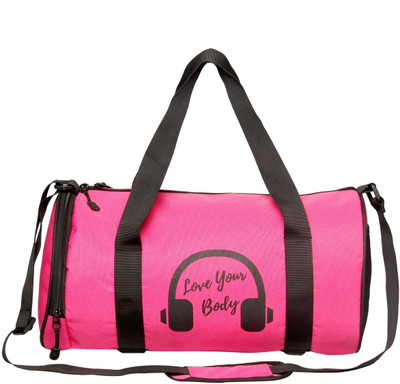 

TRIAGE Gym Bag (Pink) with Shoe Compartment Gym Bag(Pink)
