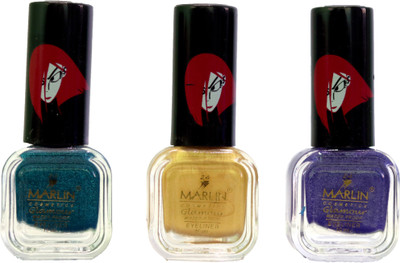 

Marlin Eye Glamour Waterproof Eye Liner 30 ml(Purple, Gold, Blue)
