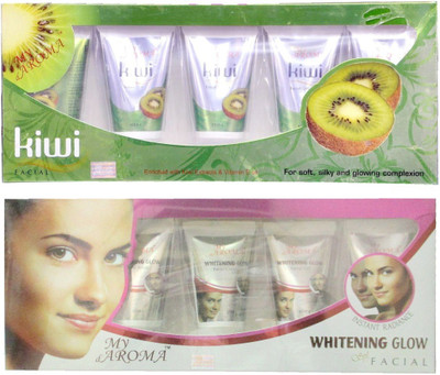 

My Aroma Kiwi Whitening Glow Tube Facial Kit 480 g(Set of 2)