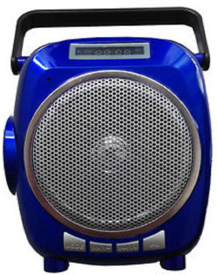 

CRETO latest portable torch fm supports usb and micro sd card FM Radio(Blue)