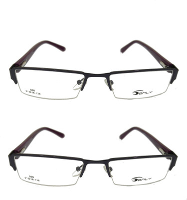 

Only Half Rim Rectangle Frame(51 mm