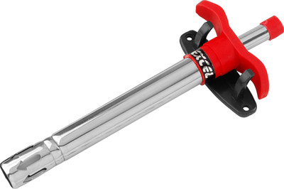 

EXCEL Soft Grip Stainless Steel Gas Lighter(Red, Pack of 1)