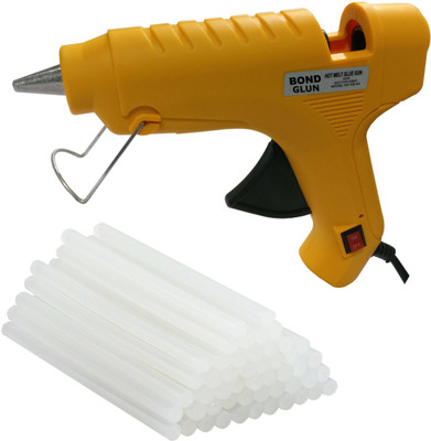

iwill Bond Yellow 40 Watt On Off Switch With 25 transparent Sticks Standard Temperature Corded Glue Gun(11 mm)