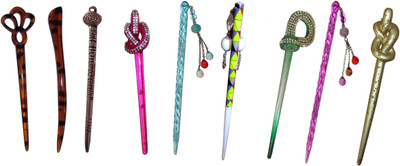 

pari combo of juda sticks Bun Stick(Multicolor)