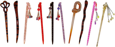 

pari combo of juda sticks Bun Stick(Multicolor)