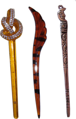 

chiku combo of juda sticks Bun Stick(Multicolor)