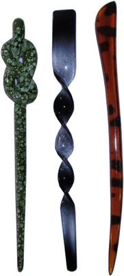 

Moti combo of juda sticks Bun Stick(Multicolor)