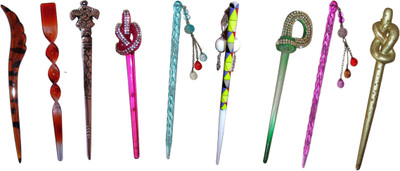 

pari combo of juda sticks Bun Stick(Multicolor)