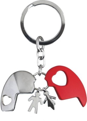 

Shubheksha Heart Shape Boy-Girl Couple Inside Key Chain