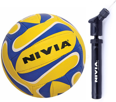 Nivia Trainer Volleyball + Ball Pump Combo Volleyball Kit