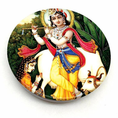 CRAZYINK KRISHNA PLAYING FLUTE Mobile Holder