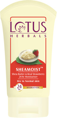

Lotus Herbals Pack of 3 Sheamoist 24 Hour Moisturisers(180 g)