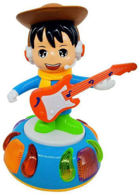 

P17 collection Guitar Boy with 360 Degree Rotation with Wonderful 3d Lights and Dynamic Entertaining(Multicolor)