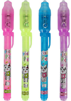 

KHATRI UV Light Magic Marker Kid Pens for Secret Message and Party Favor Bag Goody Stuffer (12 Gel Pen(Pack of 12)