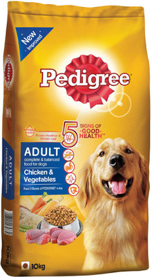 

Pedigree Pedigree Adult Chicken And Vegetables Chicken 10 kg Dry Dog Food