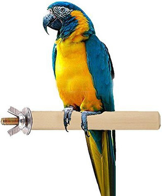 

Anokhe collections 18 Inches / 45 cm Natural Habitat Wooden Perch / Stand / Toy for Birds (Light Weight) Wooden Stick, Training Aid For Bird