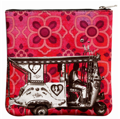 

FATFATIYA Silver Taxi Utility Pouch Pouch(Multicolor)