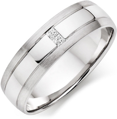 

Asset Jewels Silver Diamond Sterling Silver Plated Ring