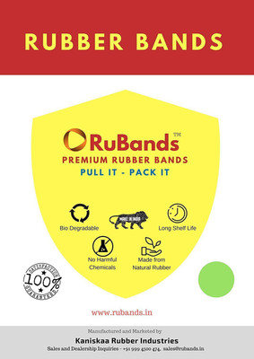 

Rubands Rubber Bands - RuBands Basic - 250 grams - Assorted Dimensions - Multi Color Rubber bands Rubber Band(Pack of 1)